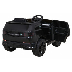Masinuta electrica Land Rover, 2 motoare, roti EVA, negru
