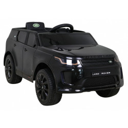 Masinuta electrica Land Rover, 2 motoare, roti EVA, negru