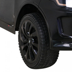Masinuta electrica Land Rover, 2 motoare, roti EVA, negru