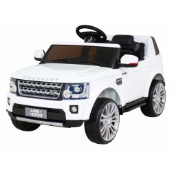 Masinuta electrica Land Rover, roti EVA, 2 motoare, Bluetooth, functie de leagan