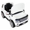 Masinuta electrica Land Rover, roti EVA, 2 motoare, Bluetooth, functie de leagan