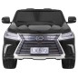 Masinuta electrica Lexus LX570 Lacque, 2 motoare, roti spuma EVA, negru Masinuta electrica Lexus LX570 Lacque, 2 motoare, roti spuma EVA, negru