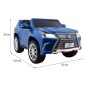 Masinuta electrica Lexus, 2 locuri, 4 motoare, Bluetooth, Albastru Masinuta electrica Lexus, 2 locuri, 4 motoare, Bluetooth, Albastru