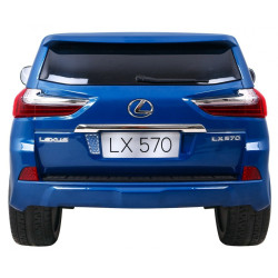 Masinuta electrica Lexus, 2 locuri, 4 motoare, Bluetooth, Albastru