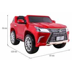 Masinuta electrica Lexus LX570, Bluetooth, panou tactil, 2 scaune