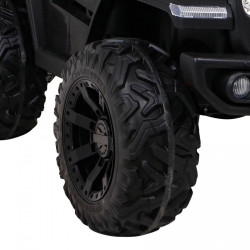 ATV electric Master Of Terain, off road, 12V, 2 scaune, roti spuma EVA, lumini LED, MP3, butoane sonore pe volan, 122x80x85cm
