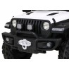 Masinuta electrica Master Of Terain, 4 motoare, roti spuma EVA, 2 locuri, Bluetooth, alb