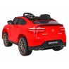 Masinuta electrica Mercedes GLC 63S, 4 motoare, roti spuma EVA, rosu