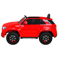 Masinuta electrica Mercedes BENZ M-Class, roti spuma EVA, 4 motoare, rosu