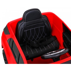 Masinuta electrica Mercedes BENZ M-Class, roti spuma EVA, 4 motoare, rosu