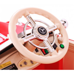 Masinuta electrica Mercedes BENZ M-Class, 4 motoare, roti spuma EVA, rosu