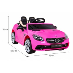 Masinuta electrica Mercedes BENZ, 2x30W, telecomanda, MP3, SD, USB, melodii, centura de siguranta, blocare usi