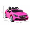 Masinuta electrica Mercedes BENZ, 2x30W, telecomanda, MP3, SD, USB, melodii, centura de siguranta, blocare usi