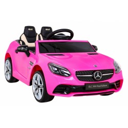 Masinuta electrica Mercedes BENZ, 2x30W, telecomanda, MP3, SD, USB, melodii, centura de siguranta, blocare usi