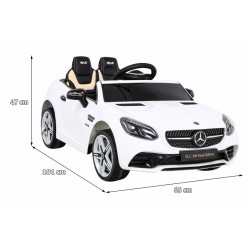 Masinuta electrica Mercedes, sport, control telecomanda, lumina LED, roti EVA, 3 viteze, muzica, 101 x 65 x 47 cm