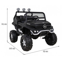 Masinuta electrica Mercedes BENZ SLC300, 12V, roti spuma EVA, MP3, SD, buton START, centura de siguranta, 101x65x47cm