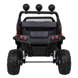 Masinuta electrica Mercedes BENZ UNIMOG, 12V, off road, roti spuma EVA, lumini LED, MP3, USB, sarcina 30 kg, 102x65x84cm