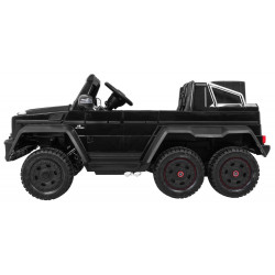 Masinuta electrica Mercedes, 4 motoare, 2 scaune, roti EVA, negru