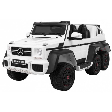 Masinuta electrica Mercedes, 6x6, roti cauciuc, 2 locuri, Bluetooth