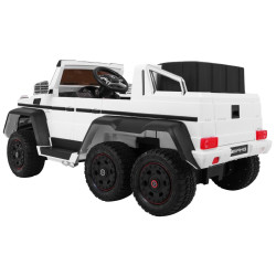 Masinuta electrica Mercedes, 6x6, roti cauciuc, 2 locuri, Bluetooth