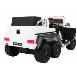 Masinuta electrica Mercedes, 6x6, roti cauciuc, 2 locuri, Bluetooth