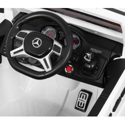Masinuta electrica Mercedes, 6x6, roti cauciuc, 2 locuri, Bluetooth