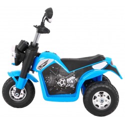 Mini Motocicleta electrica, Mercedes-Benz ZETROS, 12V/10Ah, 3 viteze, roti spuma EVA, lumina LED, comutator, portbagaj