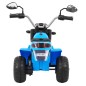 Mini Motocicleta electrica, Mercedes-Benz ZETROS, 12V/10Ah, 3 viteze, roti spuma EVA, lumina LED, comutator, portbagaj