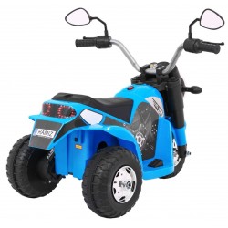 Mini Motocicleta electrica, Mercedes-Benz ZETROS, 12V/10Ah, 3 viteze, roti spuma EVA, lumina LED, comutator, portbagaj