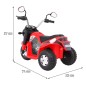 Mini motocicleta electrica, 6V/4,5Ah, 6W, lumini LED, roti plastic, muzica, scaun piele, 71 x 53 x 57 cm Mini motocicleta electrica, 6V/4,5Ah, 6W, lumini LED, roti plastic, muzica, scaun piele, 71 x 53 x 57 cm