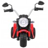 Mini motocicleta electrica, 6V/4,5Ah, 6W, lumini LED, roti plastic, muzica, scaun piele, 71 x 53 x 57 cm