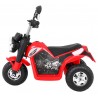 Mini motocicleta electrica, 6V/4,5Ah, 6W, lumini LED, roti plastic, muzica, scaun piele, 71 x 53 x 57 cm