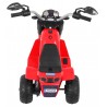 Mini motocicleta electrica, 6V/4,5Ah, 6W, lumini LED, roti plastic, muzica, scaun piele, 71 x 53 x 57 cm