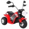 Mini motocicleta electrica, 6V/4,5Ah, 6W, lumini LED, roti plastic, muzica, scaun piele, 71 x 53 x 57 cm