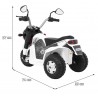 Mini motocicleta electrica sport, 6V/4,5Ah, 6W 14000RPM, lumina LED, roti plastic, greutate suportata 20 kg, scaun piele