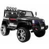 Masinuta electrica Jeep Raptor Drifter 4x4, roti spuma EVA, 4 motoare, 2 locuri, Bluetooth, negru