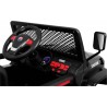 Masinuta electrica Jeep Raptor Drifter 4x4, roti spuma EVA, 4 motoare, 2 locuri, Bluetooth, negru