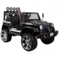 Masinuta electrica Jeep Raptor Drifter 4x4, roti spuma EVA, 4 motoare, 2 locuri, Bluetooth, negru