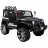 Masinuta electrica Jeep Raptor Drifter 4x4, roti spuma EVA, 4 motoare, 2 locuri, Bluetooth, negru