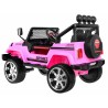 Masinuta electrica Jeep Raptor Drifter 4x4, roti spuma EVA, 4 motoare, 2 locuri, Bluetooth, roz
