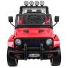 Masinuta electrica Jeep Raptor Drifter 4x4, roti spuma EVA, 4 motoare, 2 locuri, Bluetooth, rosu