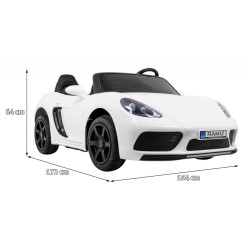 Masinuta electrica Perfecta, roti spuma EVA, 2 locuri, Bluetooth