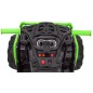 ATV Quad electric, roti pneumatice, Bluetooth, Negru/Verde