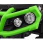 ATV Quad electric, roti pneumatice, Bluetooth, Negru/Verde