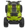 ATV electric copii, 2 motoare, roti spuma EVA, verde