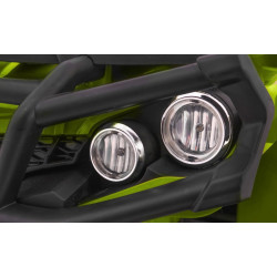 ATV electric copii, 2 motoare, roti spuma EVA, verde
