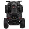 ATV electric, roti spuma EVA, 2 motoare, negru