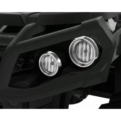 ATV electric, roti spuma EVA, 2 motoare, negru
