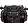 ATV electric, roti spuma EVA, 2 motoare, negru