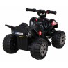 ATV Quad THE FASTEST electric, roti plastic, angrenaj fata spate, 70x43x44 cm, negru